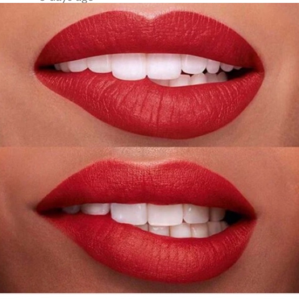 🐭 SALE! Clarins Joie Rouge matte lipstick in shade 754V deep red new in the box
